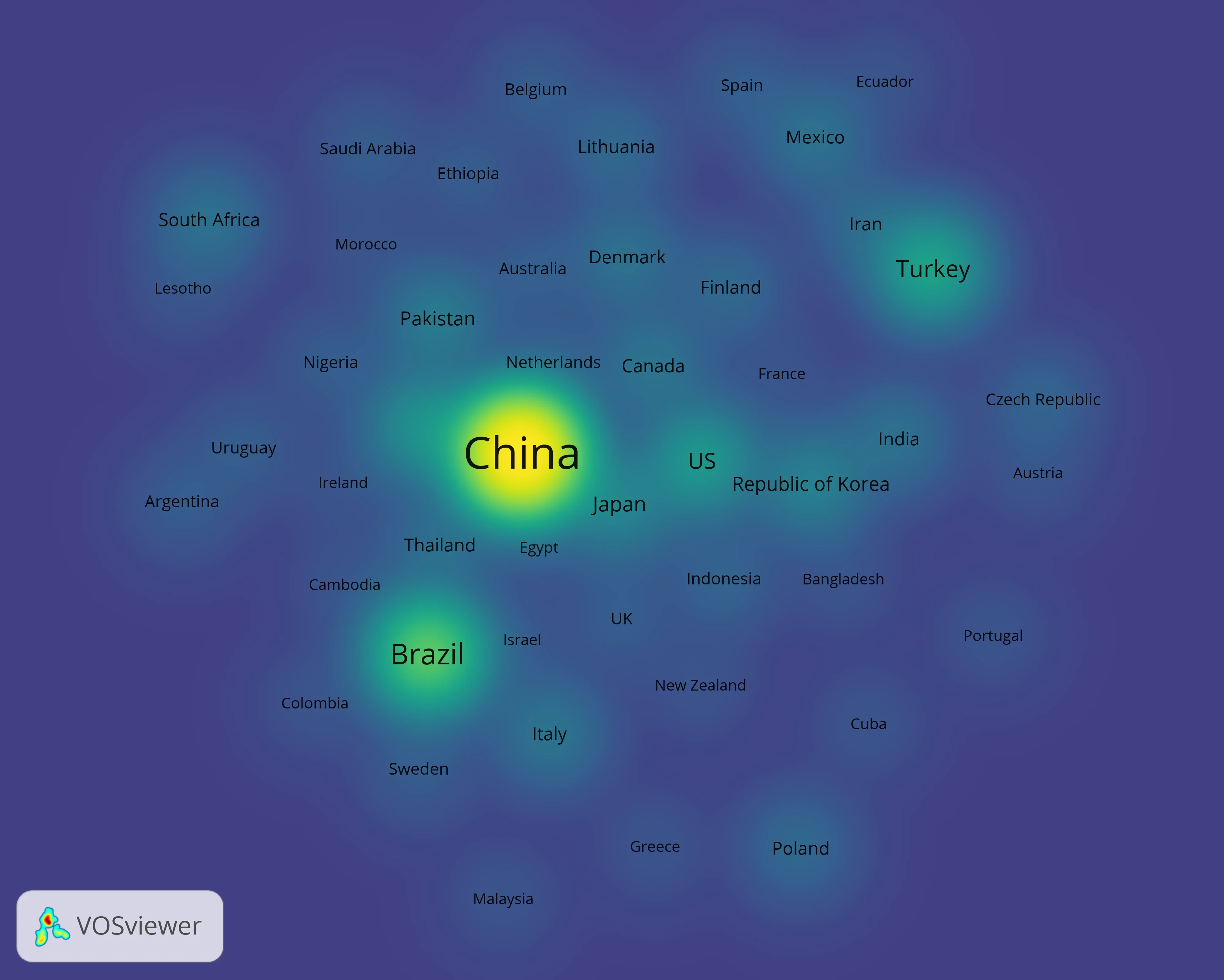 Country Collaboration Density View