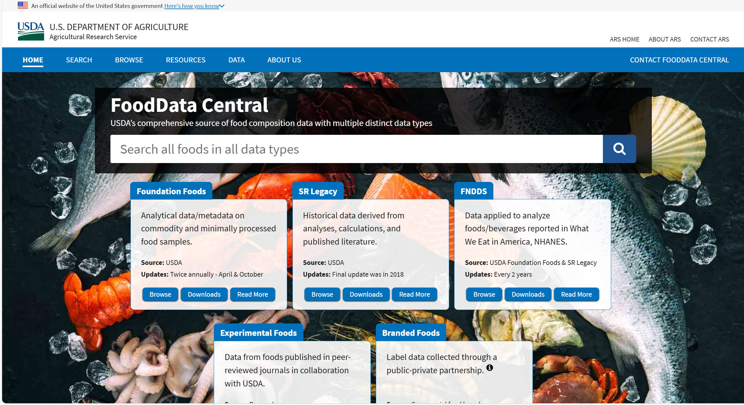 USDA Feed Composition Database
